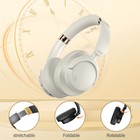 Wireless Headphones Bluetooth Noise Cancelling Stereo Earphones Over Ear Headset