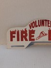 Vintage Volunteer Fire Department License Plate Topper