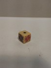 Poker Dice   Die Butterscotch Vintage  one  Piece 9  10  Jack  Queen  King  Ace