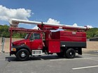 2008 Sterling Chipper Dump Bucket Truck Altec Lrv56 Cummins Diesel Allison Auto
