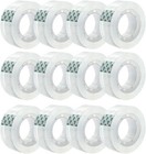 Clear Transparent Tape Rolls 3 4  X 1000  Dispenser Refill 12 Tape Rolls Scotch