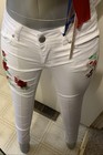 Skinny Jeans Women Teens Floral Embroidered Valentines Day Gift B-day Gift