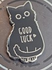 Good Luck Black Cat Lapel Pin