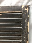 Vtg Small Pair 19x23 Antique House Window Wood Louvered Shutters Old 839-25b