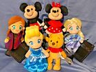 Nuimos elsa anna cinderella minnie mickey pooh dolls you Choose disney Store