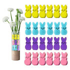 Easter Decorations  24pcs Cute Sponges Bunnies Vase Filler  Spring Indoor Decor