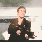 Ringo  scarface  Original Mixed Media Art Canvas