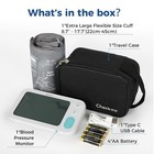 2025 Automatic Bluetooth Blood Pressure Monitor With Travel Case   7-day Bp Trends