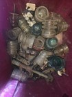 Lot Of 15  Antique Vintage Glass Insulators Hemingray   More See Photos