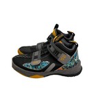Nike Lebron Soldier 13 Bg Youth 13c Black Gold Ar7585-070 Boys Basketball Shoes