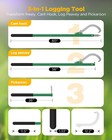 Steel Cant Hook Logging Tool  Log Peavey And Pickaroon  One Tool With Three Func
