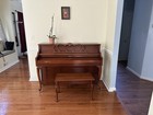 Baldwin Classic Style 636 Upright Piano 88 Keys Walnut Finish 3 Pedals Bench