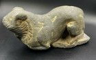 Old Ancient Himalayan Gandharan Art Schist Stone Engraved Animal Figure