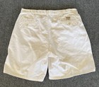 Polo Ralph Lauren Mens 38 Chino Shorts White Pleated  Dad High Rise Dry Goods
