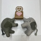 Hanging Elephants Hearts Hanging Decoration Made In India Nursery Baby Room