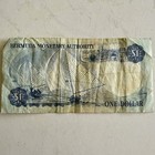 Bermuda One Dollar 1  Bill january 1  1986 Issue qeii ungraded circulated  1945