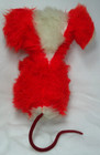 Vintage Rushton Rubber Face Valentine Plush Mouse 10  Rare Find Ec