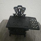 Vintage Crescent Cast Iron Miniature Toy Cook Stove Ornate Antique Style