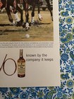 Vintage 1959 Seagram   s Vo Canadian Print Ad Polo Game Theme