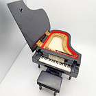 Miniature Baby Grand Piano And Stool