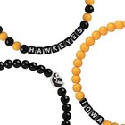 Ncaa College Team Logo Beaded Friendship Bracelets - 3-pack  Unisex  Officially