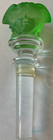Versace Rosenthal Green Medusa Head Crystal Wine Bottle Stopper W box - Mint