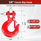 3 8   Chain Hooks  Grade 80 Clevis Slip Hook With Safety Latch   Heavy-duty F   