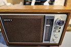 Sony Icf-9740w  Am fm Wood Cabinet Radio 