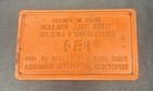 Vintage 1970 Indiana Water Well Drilling Contractor License Plate 164