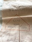 Vintage C   H Sugar Pure Cane Berry Granulated Fabric 10lb Bag Sack California