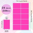 Colored Labels Stickers 3 X 2 Inch   8 Color Moving Labels - 240 Pack