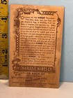 1800 s The Charles E  Hires Co Trade Card Featuring Dog Stealing From Sad Baby 