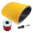 Air Oil Filter Tune Up Kit For Kawasaki Bayou Klf220 Klf250 Klf300 1985-2011