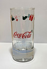 Coca Cola Coke Soda Pop Glass Authentic From Thailand   Christmas X mas Old Rare