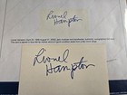 Lionel Hampton  1908 - 2002  Autographed Signed 3x5  Card Jazz Musician