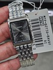 Casio Mtp-b215d-8avdf Men   s Watch Rectangular Grey Dial Stainless Steel Wr50m Ne