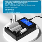 18650 Battery Charger universal Charger Lcd Display For Rechargeable 3 7v 3 8   