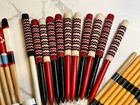 Large Lot Of Yakama Hand Made  Stick Game Beadwork Native American Plateau W box