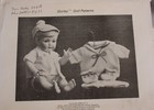Vintage Byron Shirley Connies Doll Cloth Patterns For Antique Baby Doll Lot Of 7