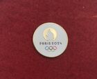 2024 Paris Olympics Pin Badge - White Round Logo