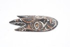 Atq Oceanic Tribal Carved Mask Papau Wood New Guinea Sepik River 20th Century-