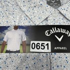 Callaway Polo Shirt Opti-dri Golf Mens Xl Performance Bright White