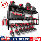Xl Power Tool Organizer Heavy Duty Drill 3-layer Holder Wall Mount Storage Rack