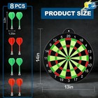 Magnetic Dart Board Set With 8 Darts  Indoor Outdoor Games For Family And Friend