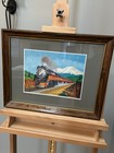 H F Kotowski Signed 1984 Sp 4449 Daylight Train Litho 39 Framed Railroad Art