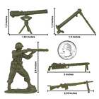 Bmc Cts Ww2 Us Infantry Plastic Army Men Green 1 32 Classic Toy Soldier Figures