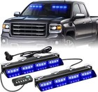 2 In 1 Led Emergency Strobe Lights Dash Safety Warning Hazard Windshield Lights