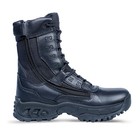 Ridge Men 8  Waterproof Leather Non-slip Tactical Military Work Black Shoe Boot