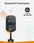 Anker Roav Smartcharge T1  Bluetooth Fm Transmitter For Car  Audio -  Black