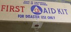 Vintage California Civil Defense First Aid Kit Stocked With Original Supplies